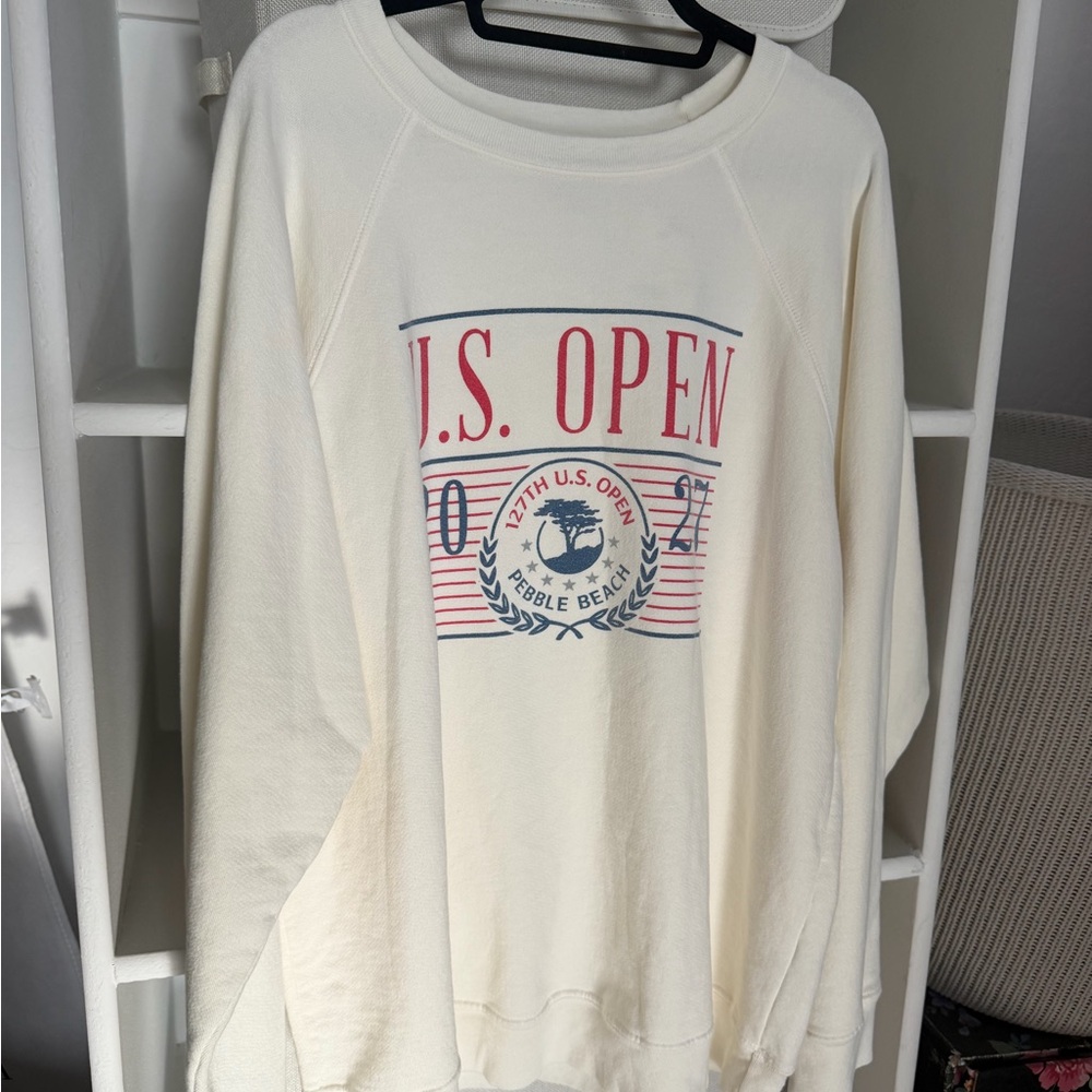 U.S. Open Graphic Crewneck Sweatshirt - Ivory